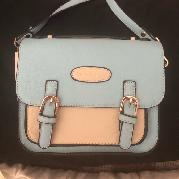 Lalonovo Handbags - Lalonovo Blue and White Bag